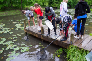Kids on a dock