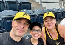 Dr. Monica Mendez (right) and family