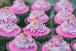 pink cupcakes