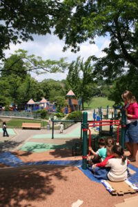 Frick Park's Blue Slide Playground