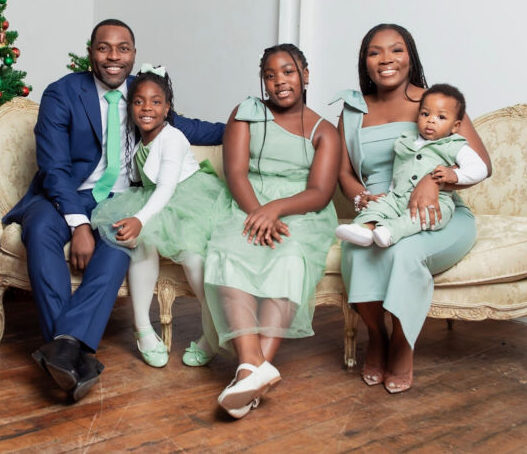Joan Ojo and family 