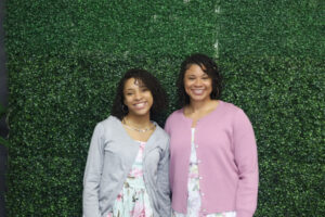 Ashli Hull (right) with Kenli, 14