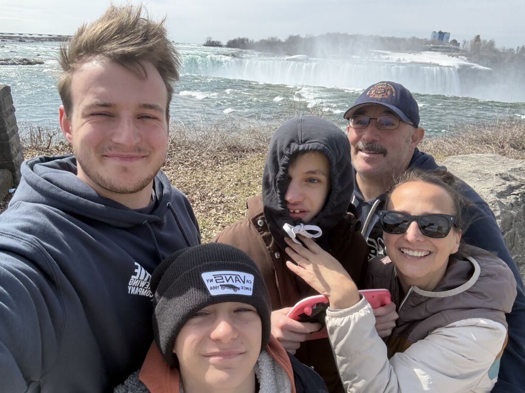 Molly DeCarlo (right) and family